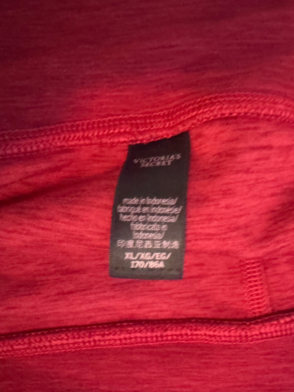 Victoria's Secret Raspberry Red Active Leggings - Picture 3 of 3
